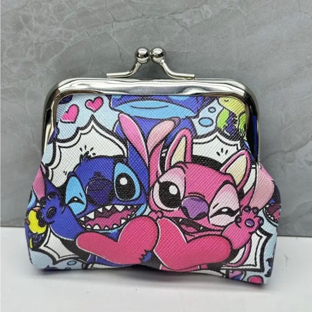 Blue Cartoon Coin Pouch